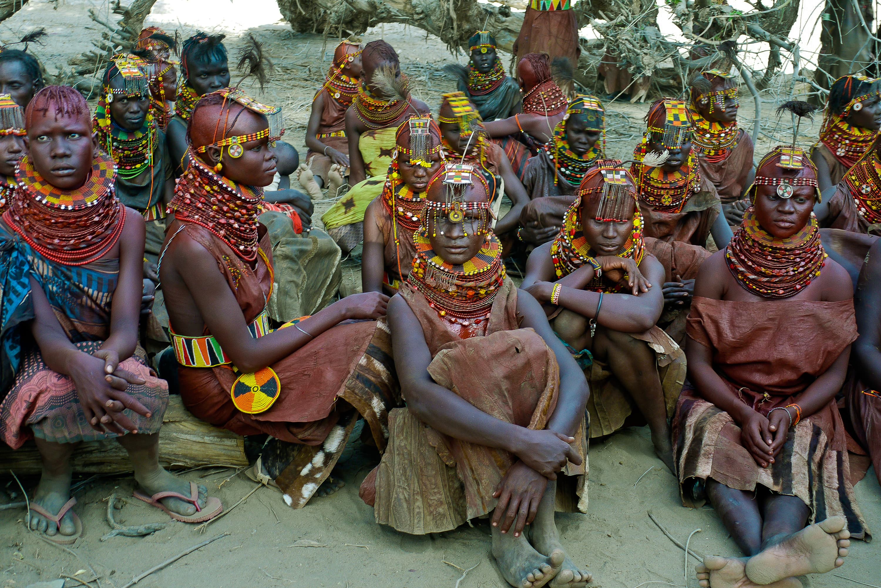 Turkana — Beaded neck adornment
