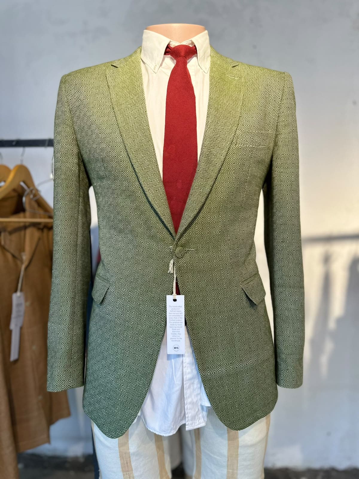 Diamond Pattern Blazer